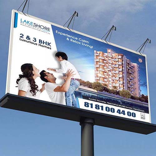 unipole hoarding in Chennai, Tamil Nadu, India